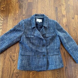 Banana Republic Textured Blue Blazer